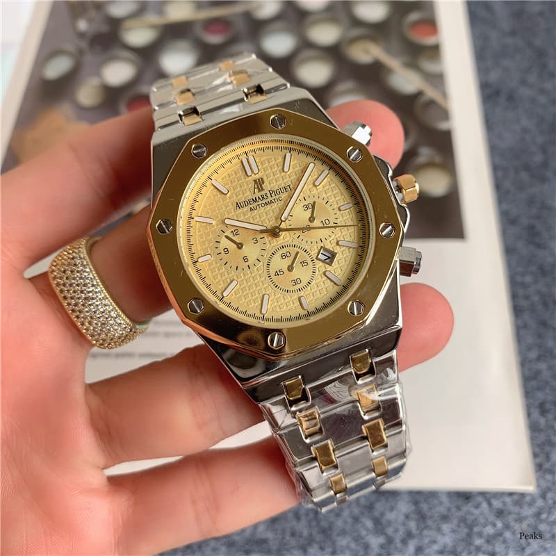 Montre multifonctions à plusieurs cadrans avec calendrier et fonction luminescente, marque suisse ancienne Audemars Piguet, montre tendance pour hom