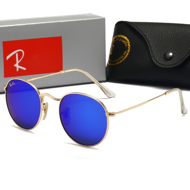 Lunettes de soleil en verre pour hommes et femmes, tendance, décontractées, pour sortir du miroir