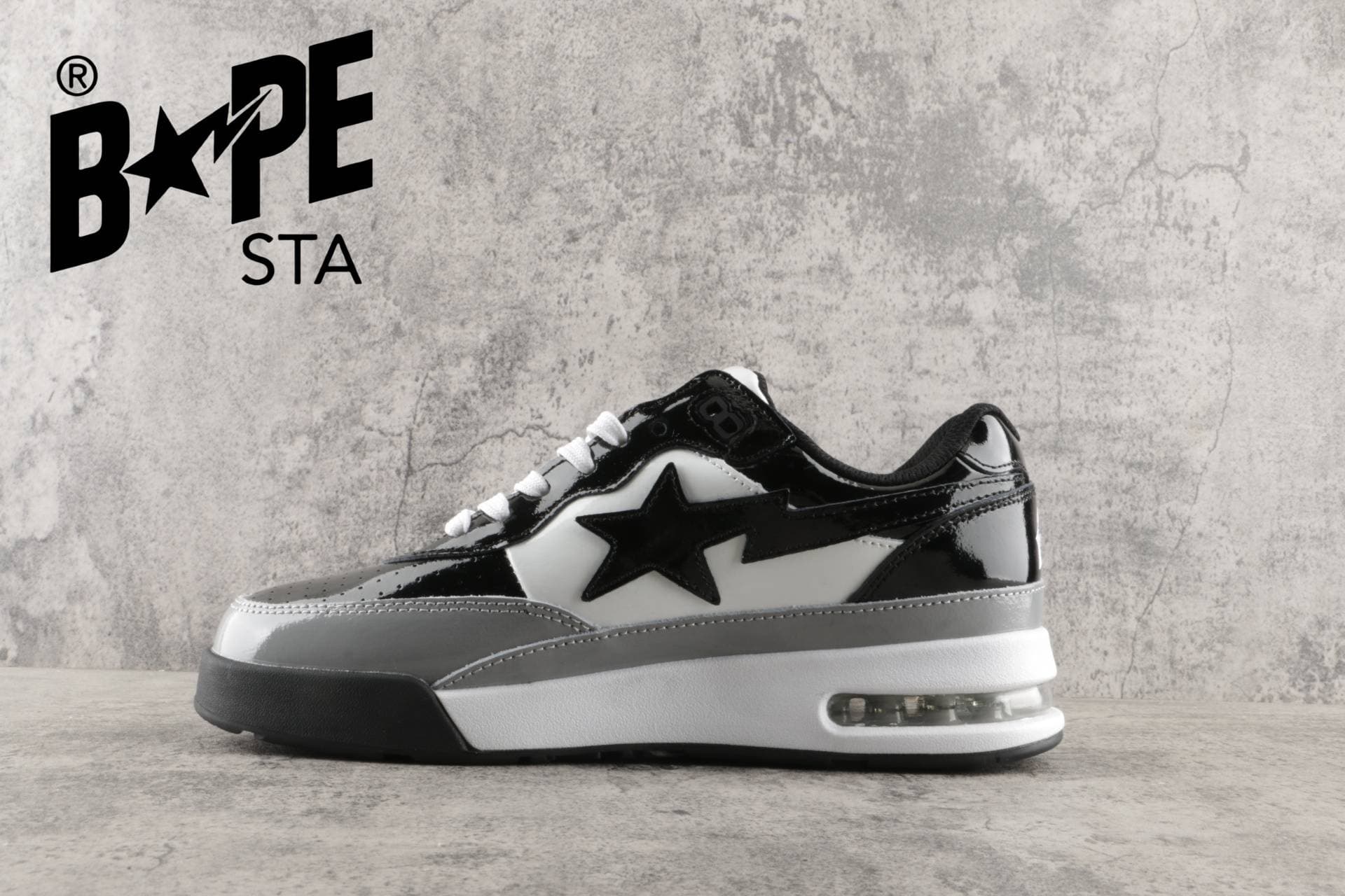 A BATHONG APE Bape ROAD STA Suede Trendy Casual Low Cut Fashionable Board Shoes Dark Gray Air Max Men And Women