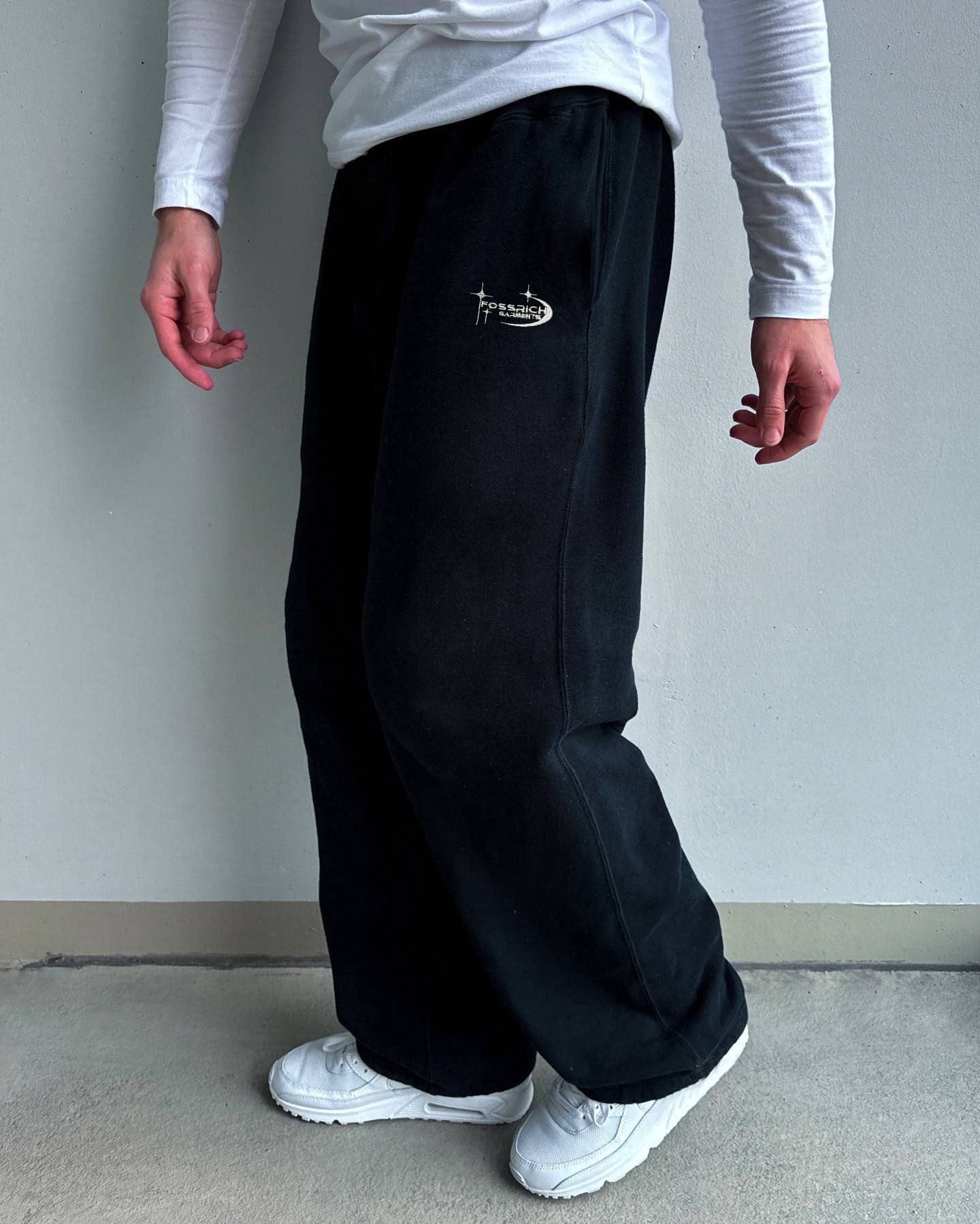 Men's Clothing 2025 Autumn And Winter New Men's Letter Embroidery Plus Velvet Casual Sports Pants Elastic Waist Pants Casual Trousers