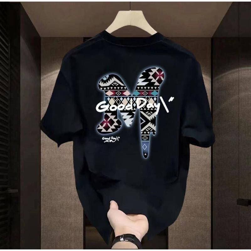 2024Men's high-quality round-neck pullover short-sleeved t-shirt