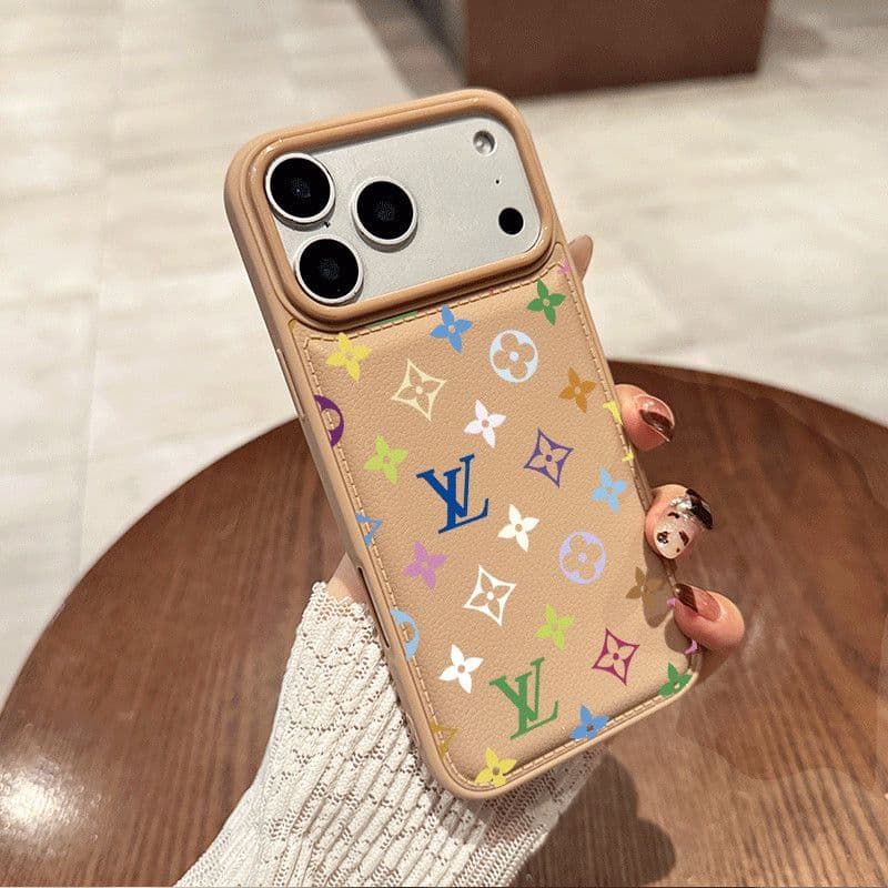 Coque de téléphone portable avec impression de lettres colorées pour iPhone 17 Pro Max, iPhone 16, 15/14 Pro/13/12/11