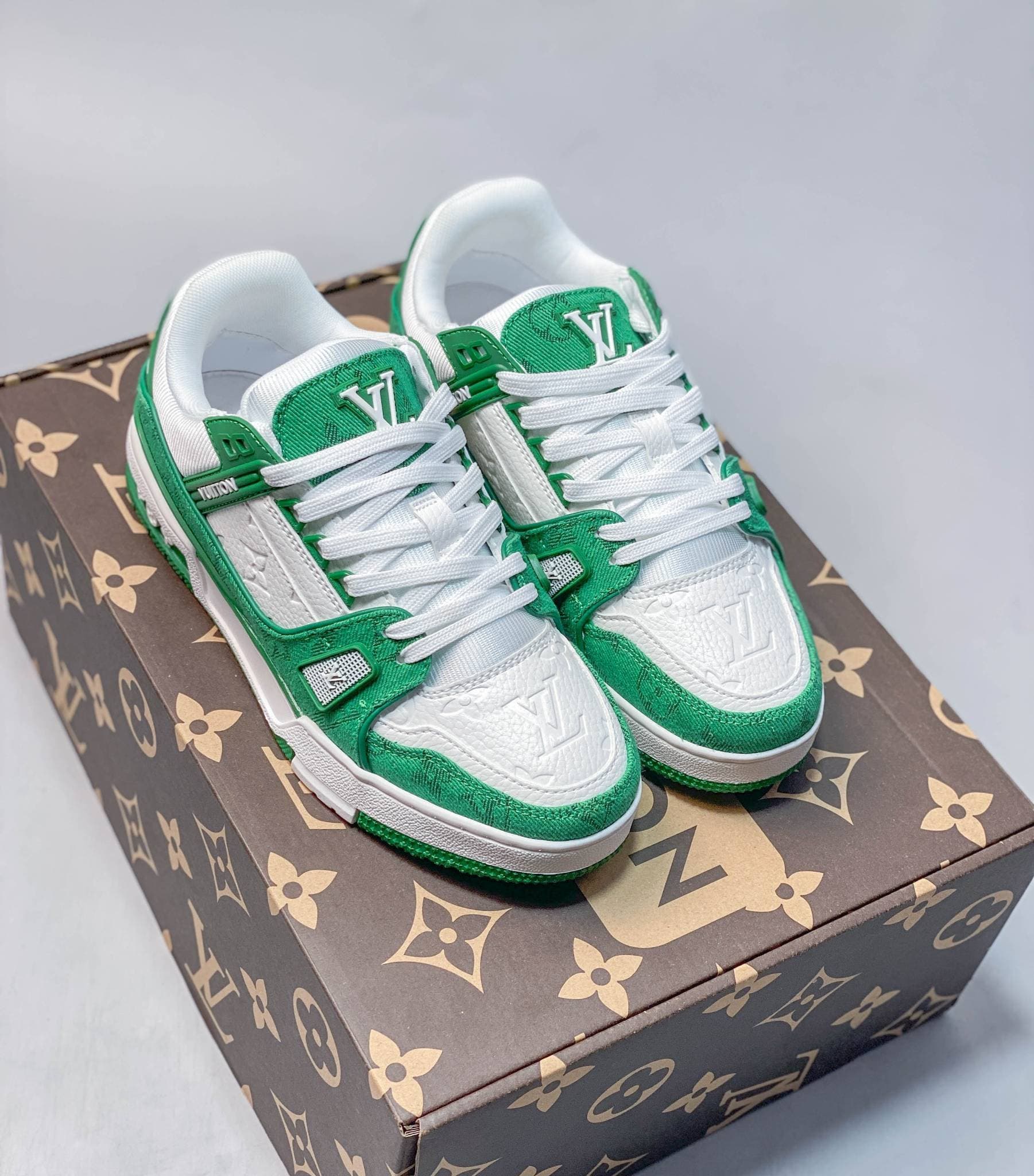 Chaussures de skate en cuir Louis Vuitton Remarque Low 2026 - Baskets streetwear de luxe haut de gamme, unisexes, semelle en caoutchouc antidérapant