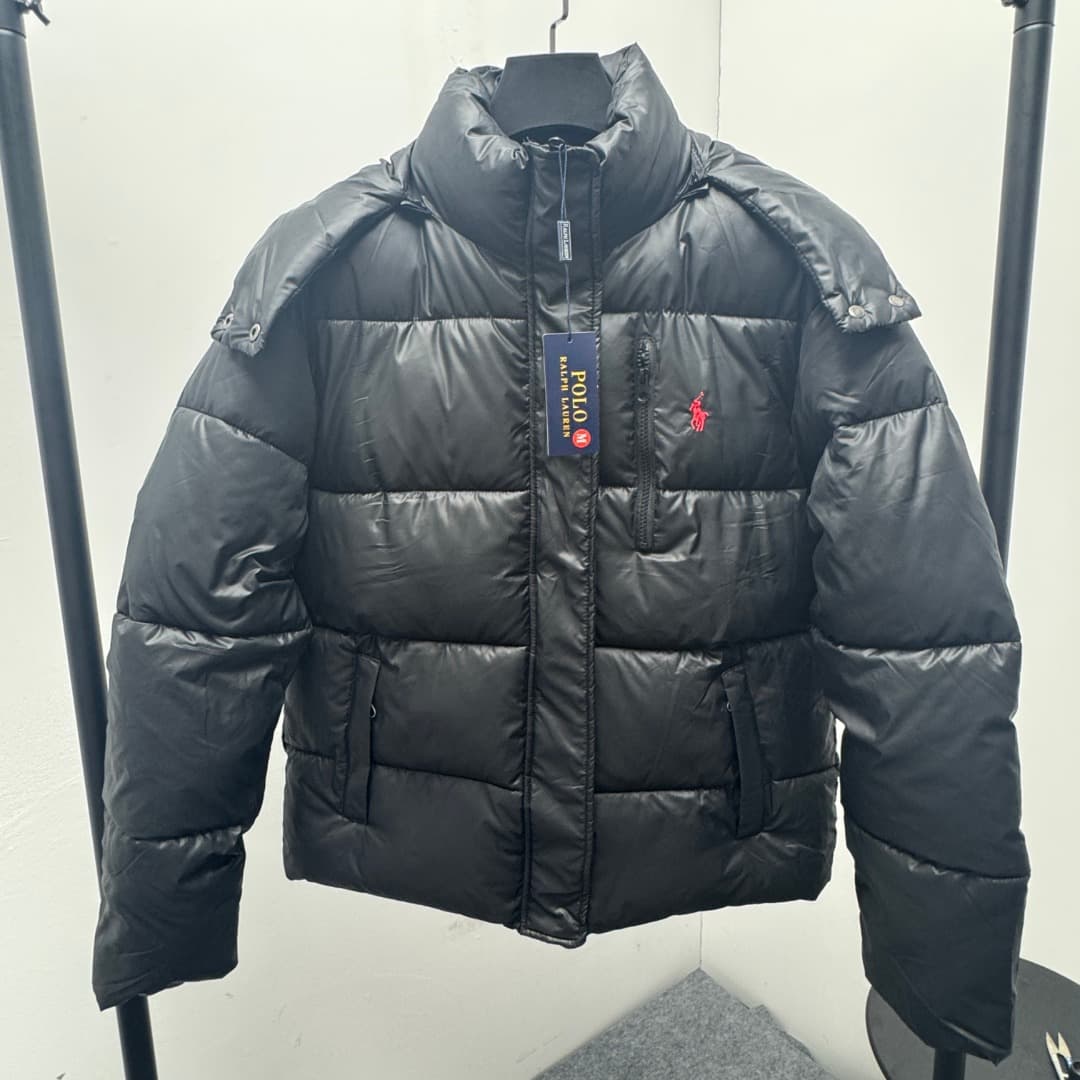 Manteau en coton Ralph Lauren à bonnet amovible et doudoune épaisse - Coupe-vent et imperméable - Tendance pour couples