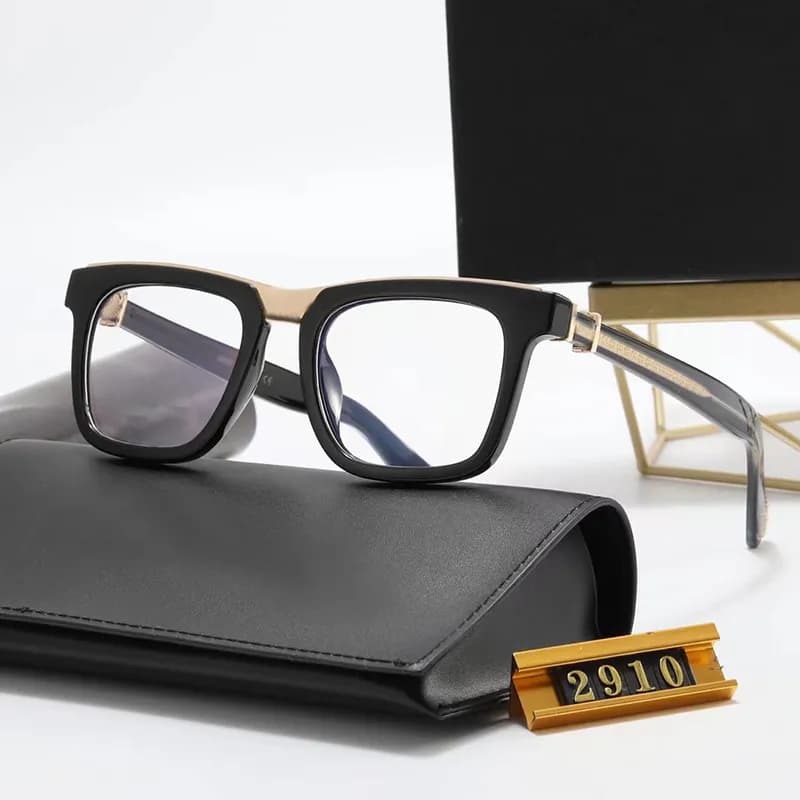 glasses designers New Fashion vintage eyeglass square frame design 1047 2910 prescription steampunk style men