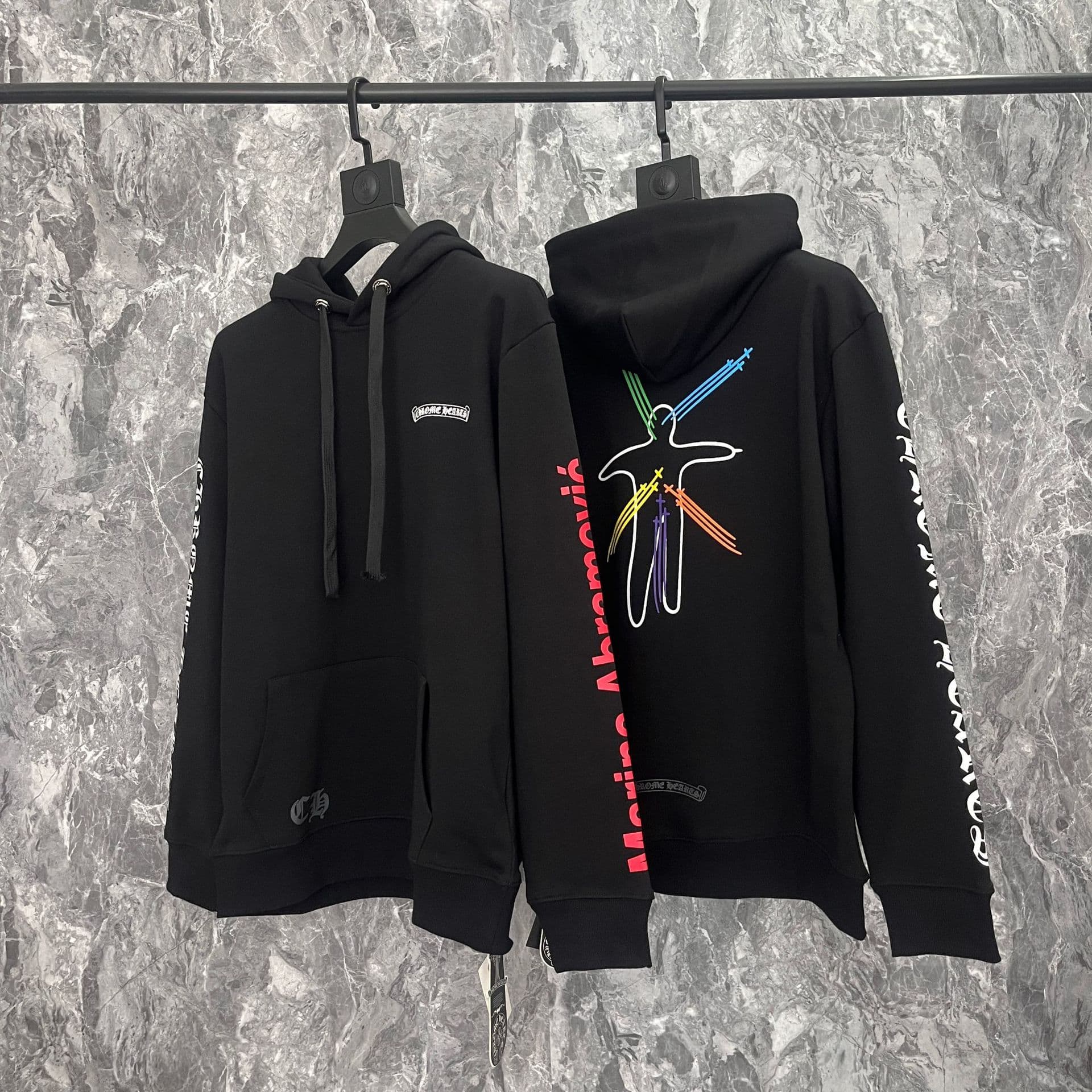 Sweat à capuche Chrome Hearts Cross, version correcte 25ss, polyvalent et tendance, vente en gros