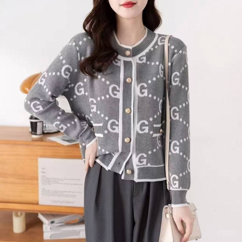 Cardigan en tricot – Pull oversize en acrylique ultra-doux avec détails nœud (rose poudré, style bureau-brunch)