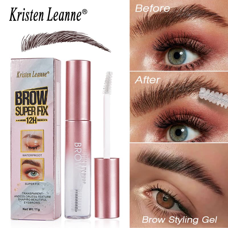 Eyebrow gel Transparent Brows Wax Waterproof Long-Lasting With 3D Brush Brow Styling Soap For Eyebrows Women's Cosmetics