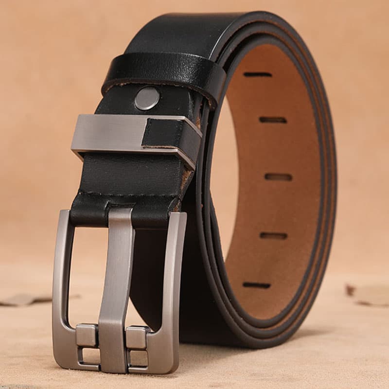 HOT Long Large Plus Size 130 140 150 160cm Vintage Alloy Pin Buckle Men High Quality Cow Genuine Leather Strap Male Belt