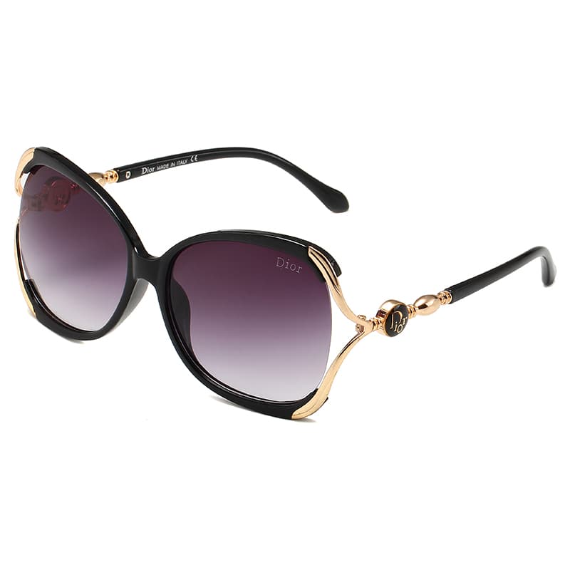 Lunettes de soleil unisexes à monture large et œil de chat, style vintage, tendance