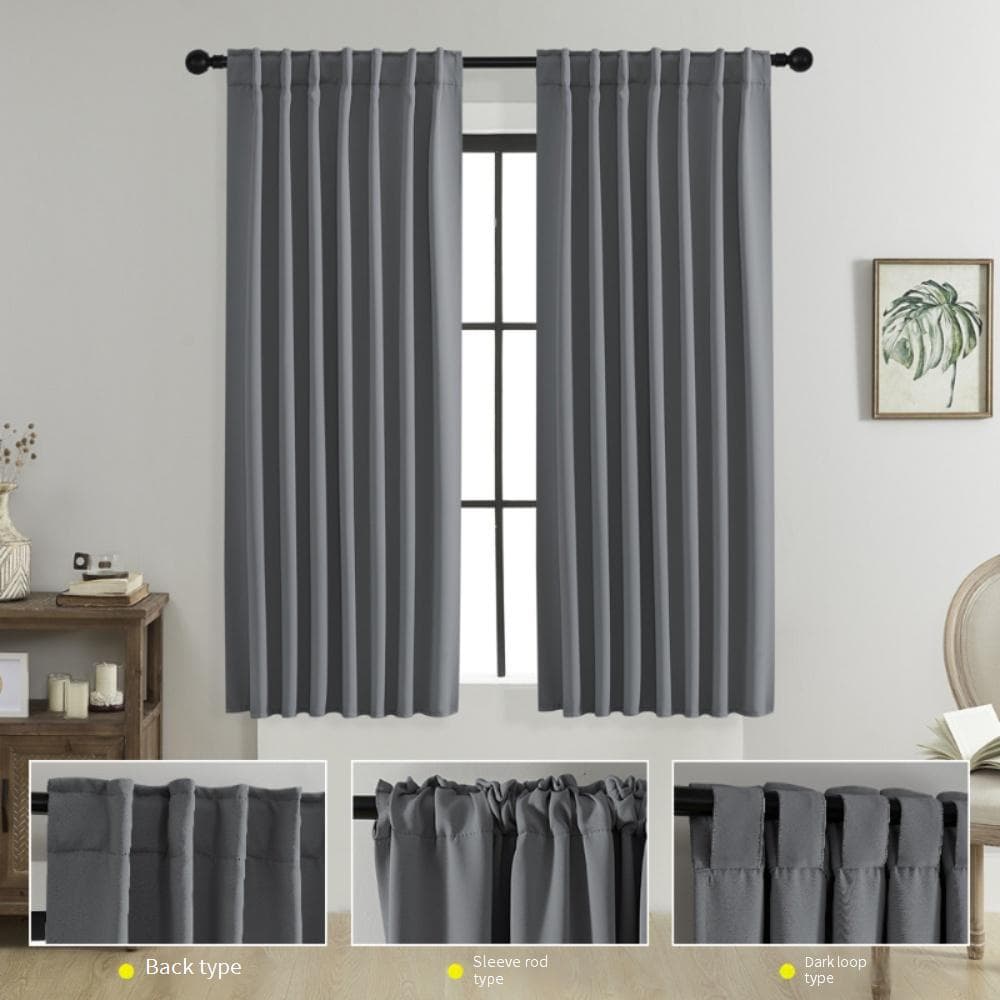 Blackout Curtains With Rod Pocket & Hidden Tab - Light Blocking Drapes For Home & Office Easy To Install​