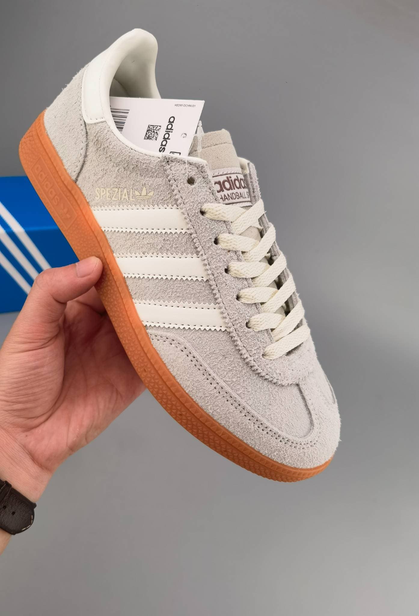 Baskets Sporty & Rich X Handball Spezial Collab en daim marron à semelle gomme, style rétro, basses, chaussures de marche décontractées, unisexes