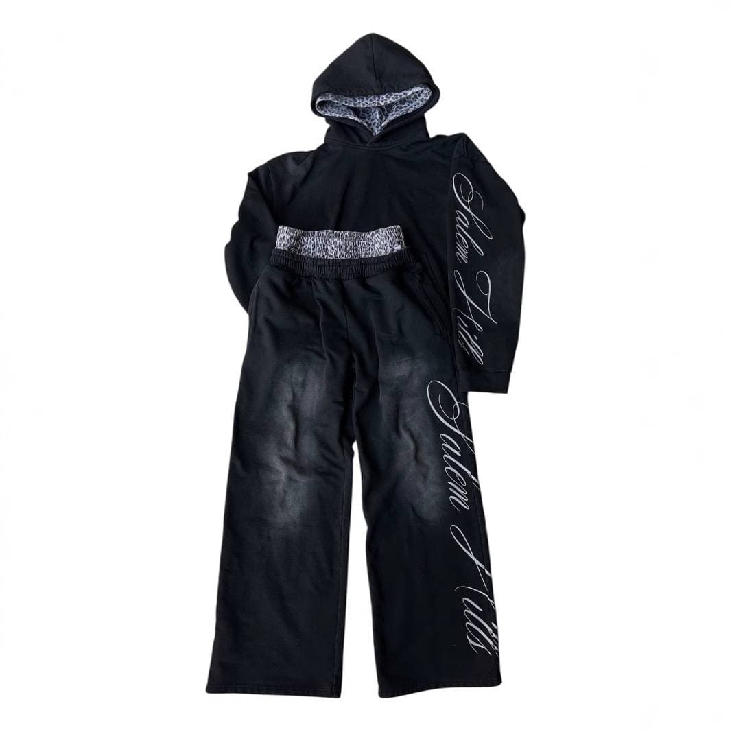 Men's Clothing New Autumn And Winter Street Hip Hop Zipper Pattern Foam Printing Hoodie Casual Suit Street Cross Border Sweater