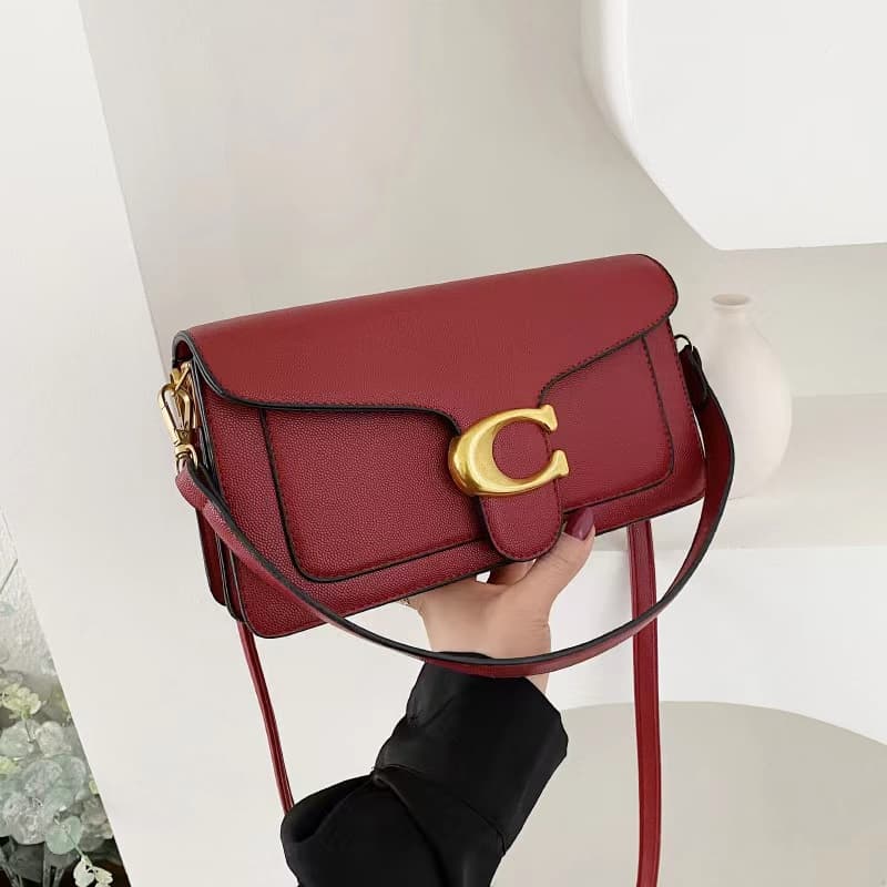 Petit sac carré à bandoulière classique de luxe pour femmes