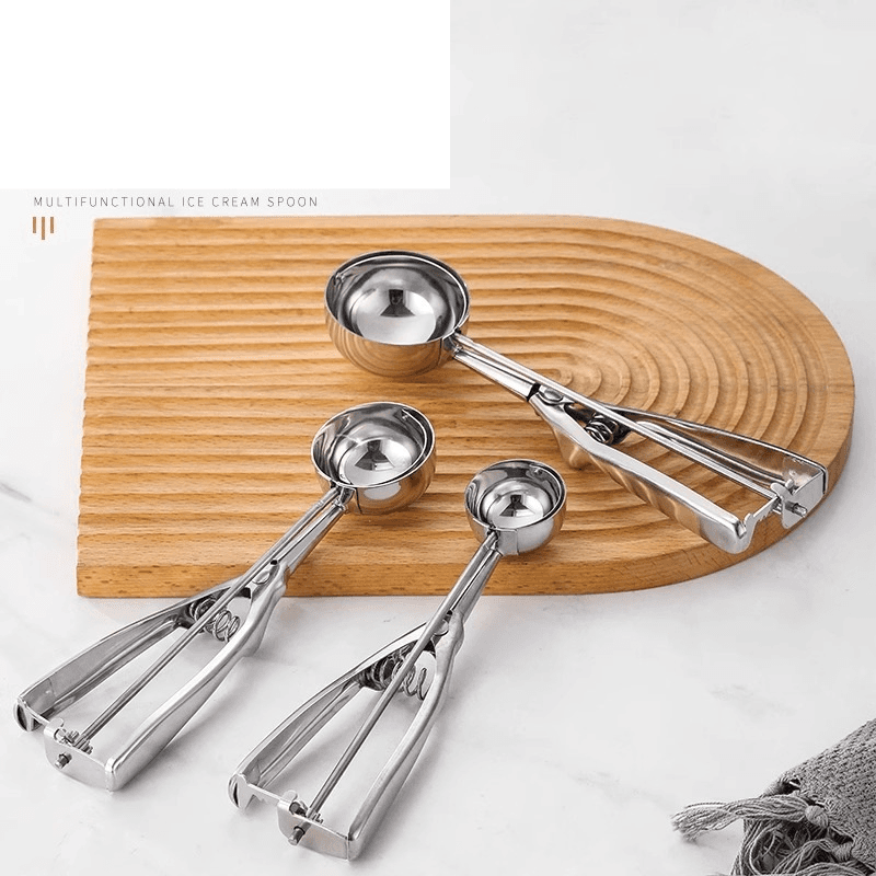 stainless steel ice cream spoon ice cream spoon ice cream spoon ball digger fruit spoon