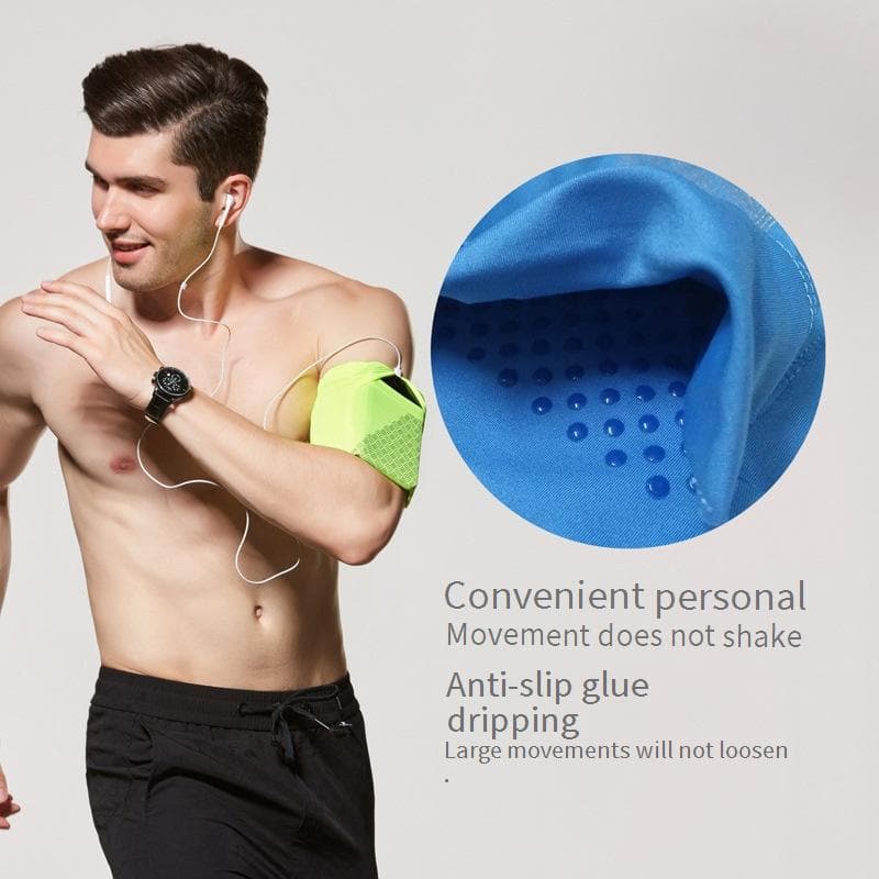 Sports Mobile Phone Close Fitting Anti Theft Elastic Reflective Running Arm Sleeve Arm Bag Fitness Small Items Wrist Arm Band