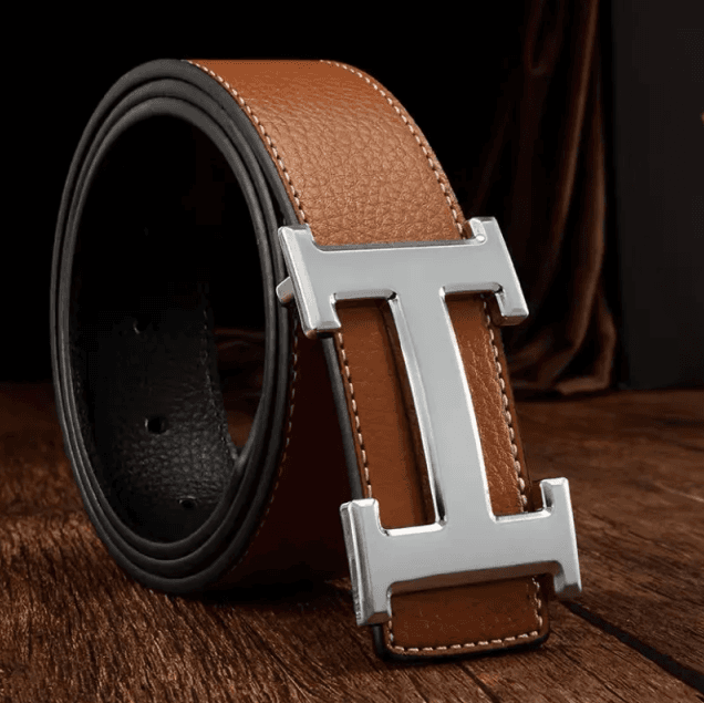 Ceinture homme de luxe haut de gamme, style business casual (longueur 120 cm)