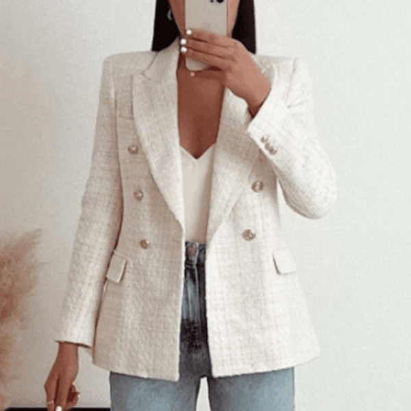 Women's Double-breasted Urban Casual Suit Jacket
