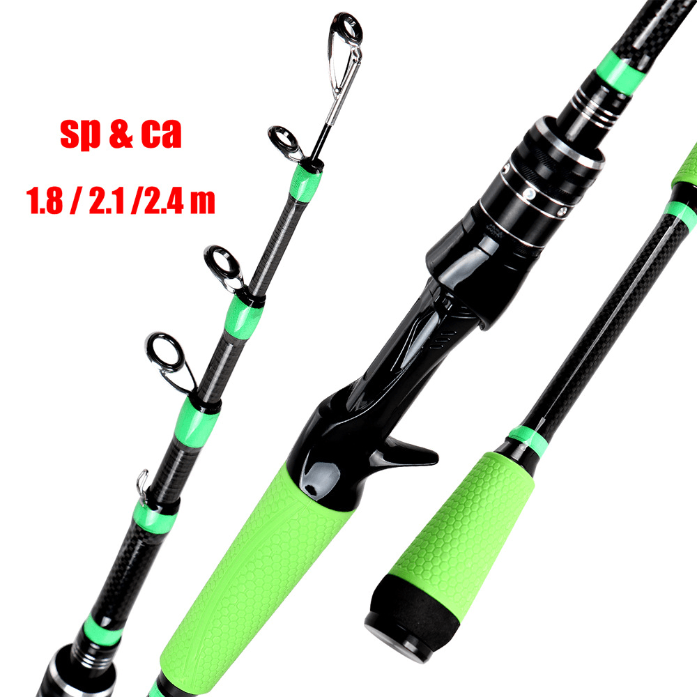 Carbon Telescopic Lure Rod Ultra Light Portable Lure Sea Fishing Rod Lure Rod M Tune Black