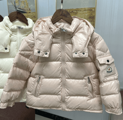Kids' Detachable Hood Down Jacket - Premium White Duck Feather Coat, Thickened Winter Outerwear For Boys & Girls