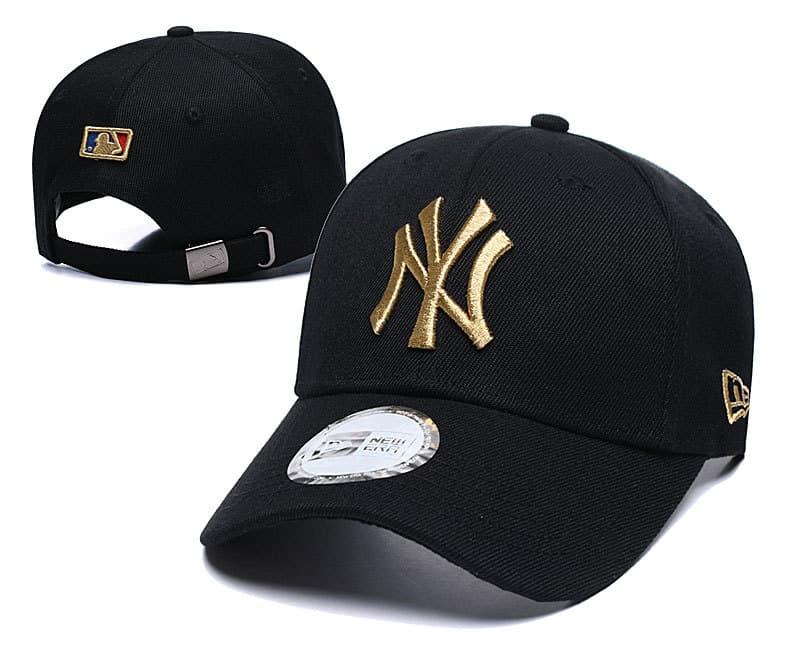 Casquette unisexe transfrontalière, grand logo, visière rigide, broderie, style sport décontracté NY, commerce extérieur
