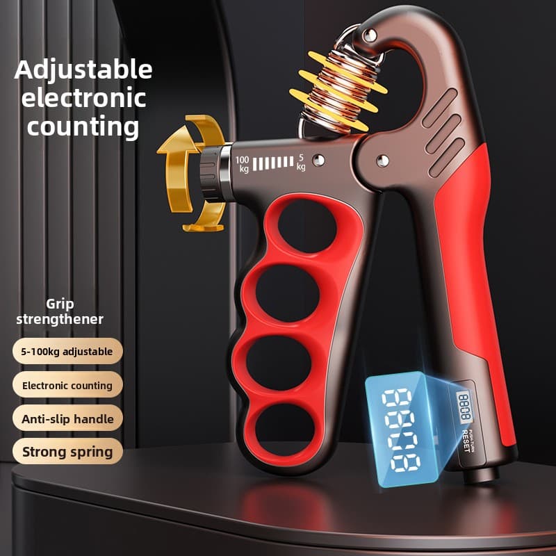Adjustable Counting For Men And Women Muscle Rehabilitation Training Spring Strengthener Hand Grip Device Finger