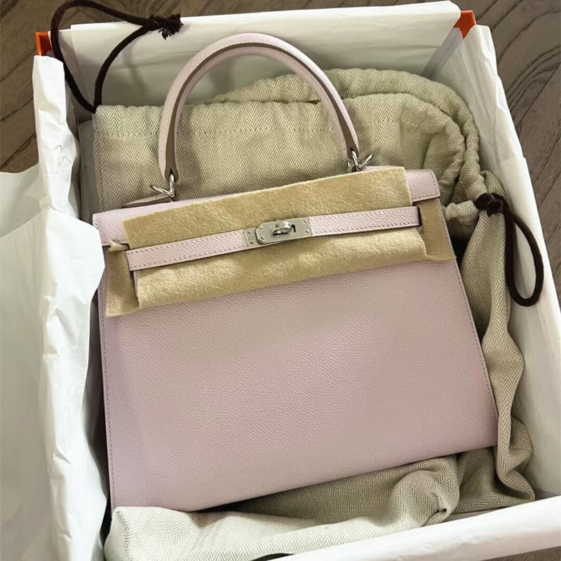 P7 Bubble Green 2023 Nouveau sac Kelly de deuxième génération Printemps et été Sac messager à bandoulière Sac à main en cuir véritable Mini