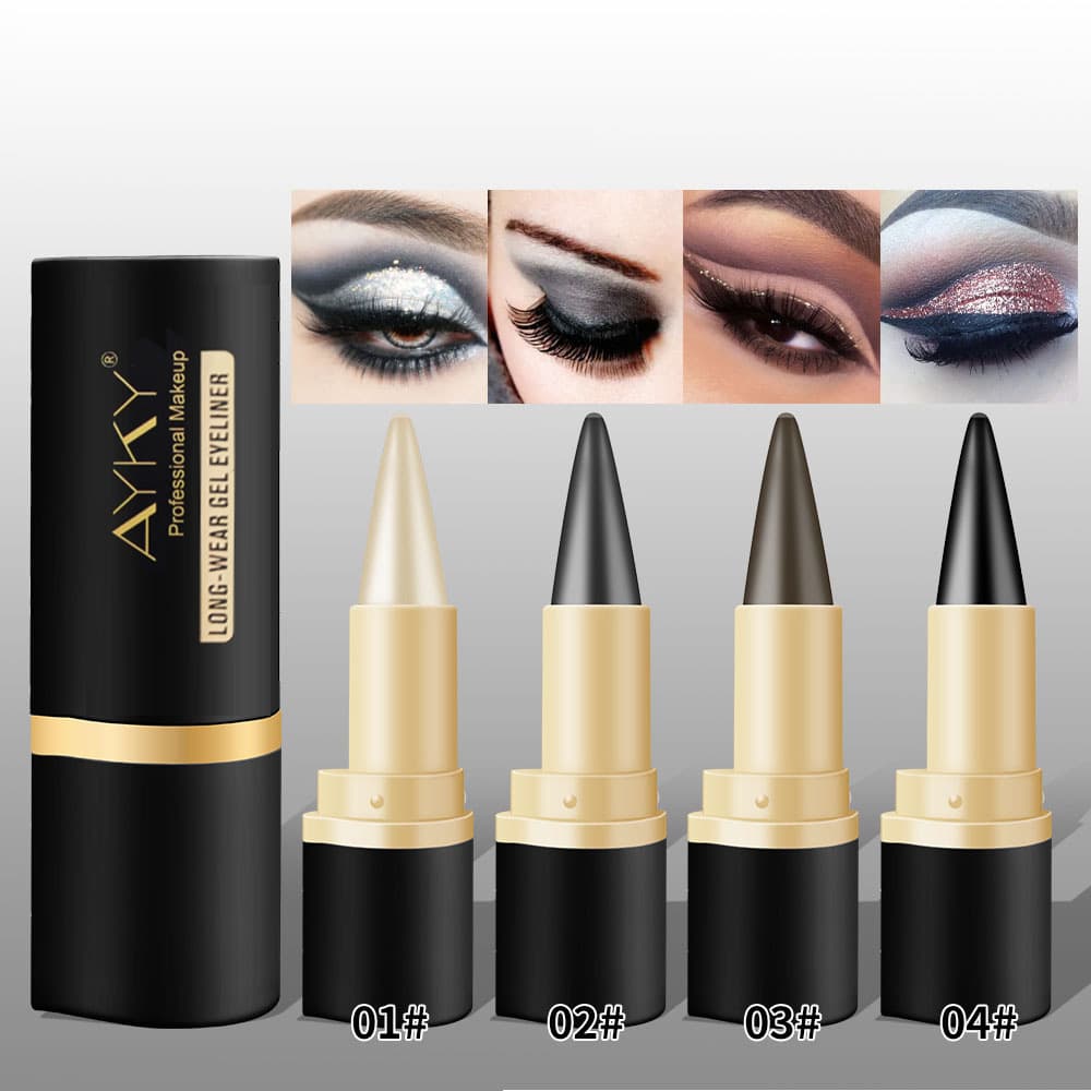 Waterproof Quick-drying Eyeliner Cream With A Single-tip Design, Delivering Rich, Long-lasting Matte Finish
