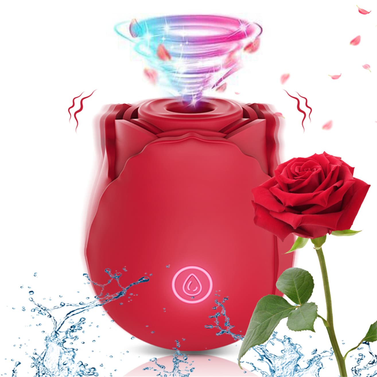 Rose Sex Toy Adult Toys - Rose Vibrator For Women Sex Toys With 10 Vibrating Modes