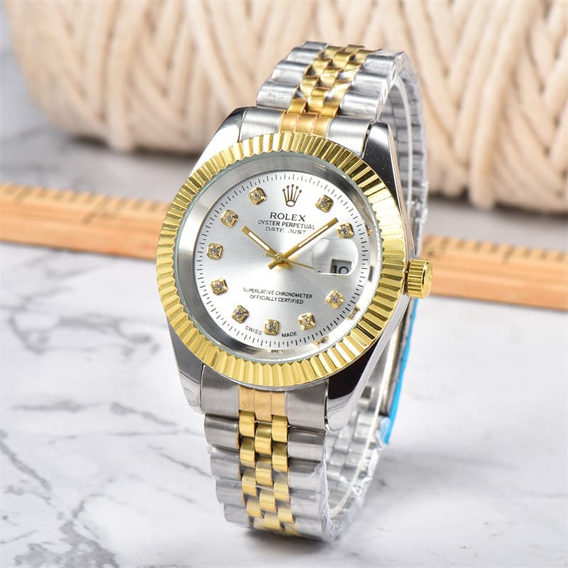 Montre à Quartz de luxe pour hommes, nouvelle marque populaire, étanche, calendrier, bracelet en acier