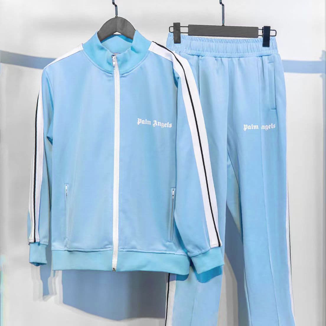 Ensemble de 2 pièces pour homme, survêtement de sport à rayures latérales, pull, manteau, pantalon décontracté