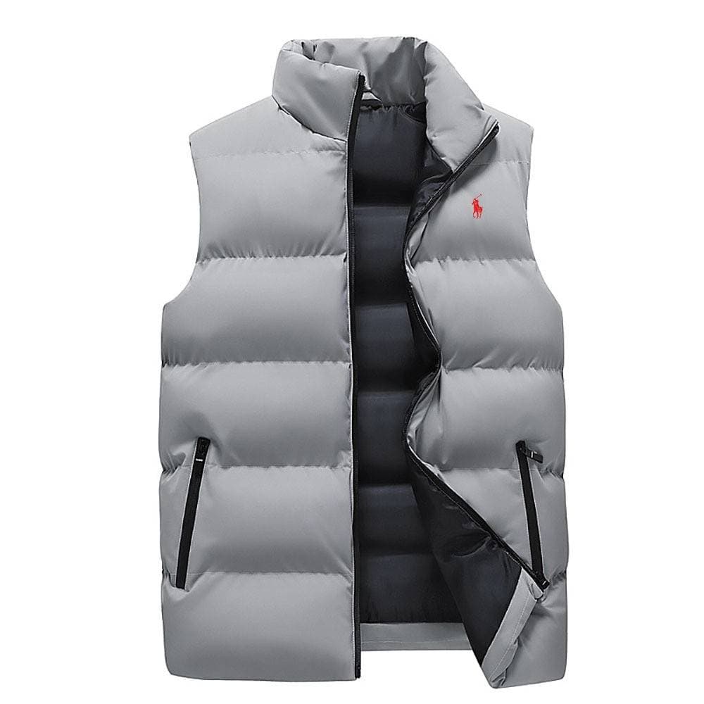 Gilet tendance pour homme, nouveau style automne/hiver, épais, chaud et coupe-vent