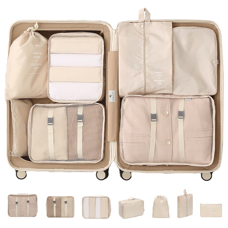 Travel Storage Bag Seven-piece Set Clothing Luggage Storage Bag Multi-functional Clothes Packaging Storage Bag Travel Bag