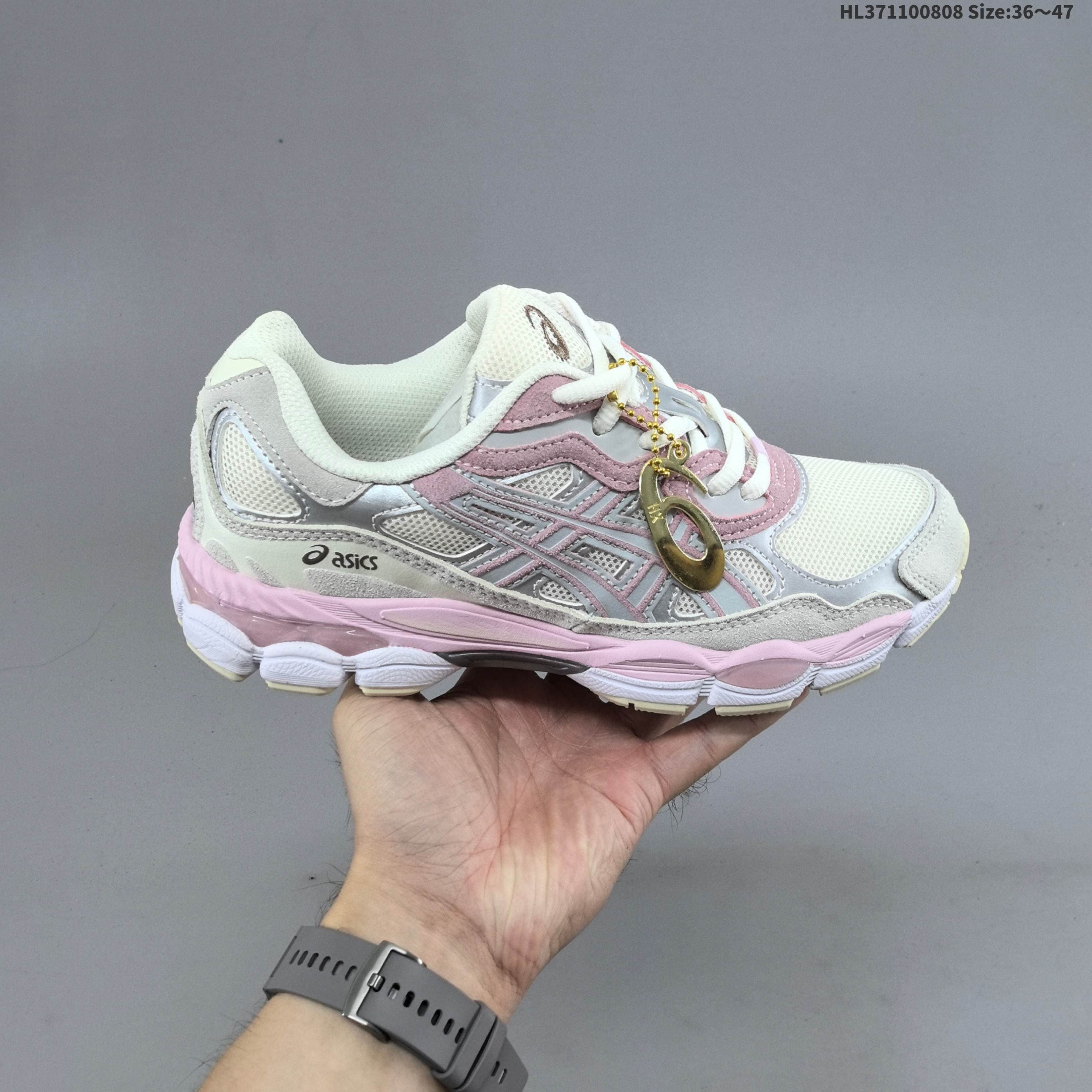 Chaussures de running Asics NYC Gels NYC Sneakers Cream Solar Power Pure Sier Outdoor Sneakers Sports Athleisure Trainers Fashion Daily Outfit 36-47