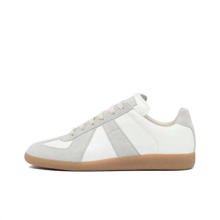Chaussures de skate à la mode en cuir de veau Maison Margiela Replice, chaussures rétro Dexun pour hommes et femmes