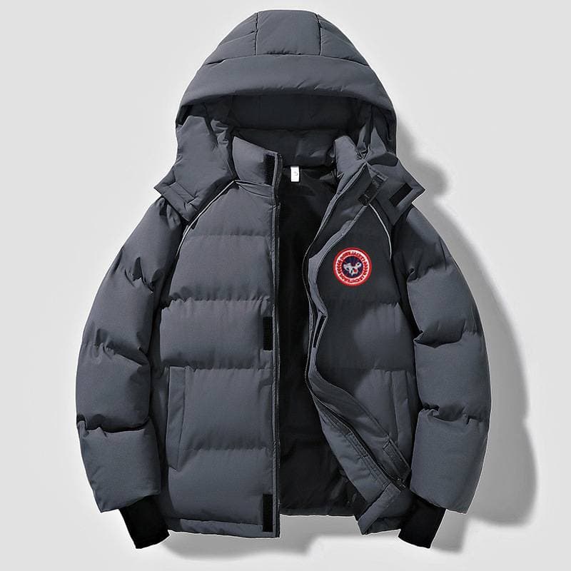 Nouvelle doudoune d'hiver chaude et ample à capuche, style rétro, unisexe, élégante et épaisse.
