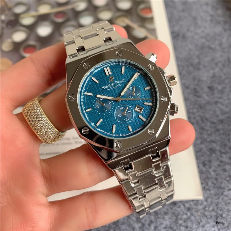 Montre multifonctions à plusieurs cadrans avec calendrier et fonction luminescente, marque suisse ancienne Audemars Piguet, montre tendance pour hom
