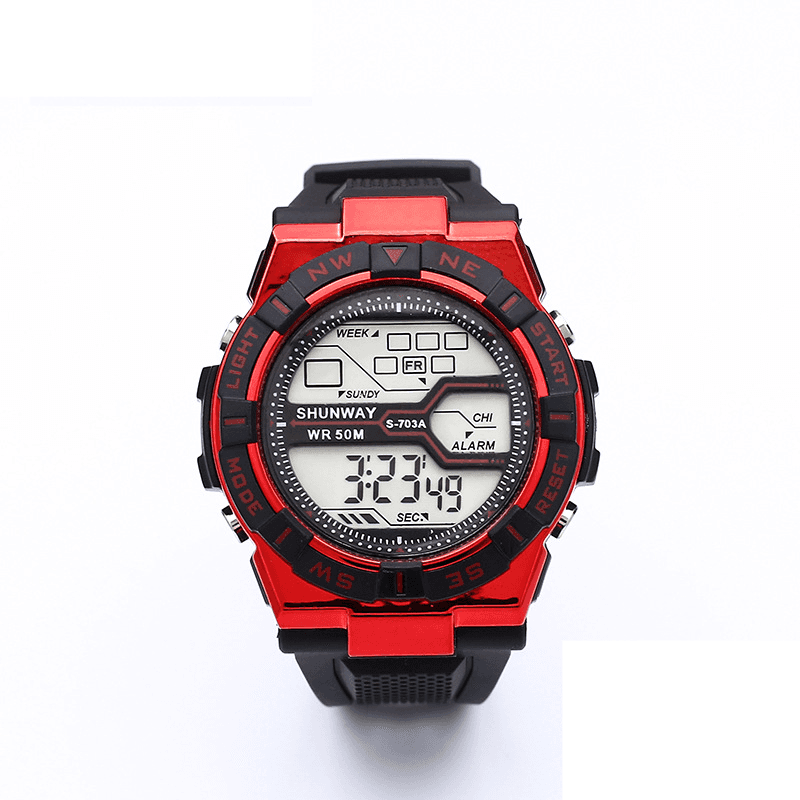 Children's watch Multifunctional electronic watch outdoor waterproof men's electronic watch Student sports electronic watch can be