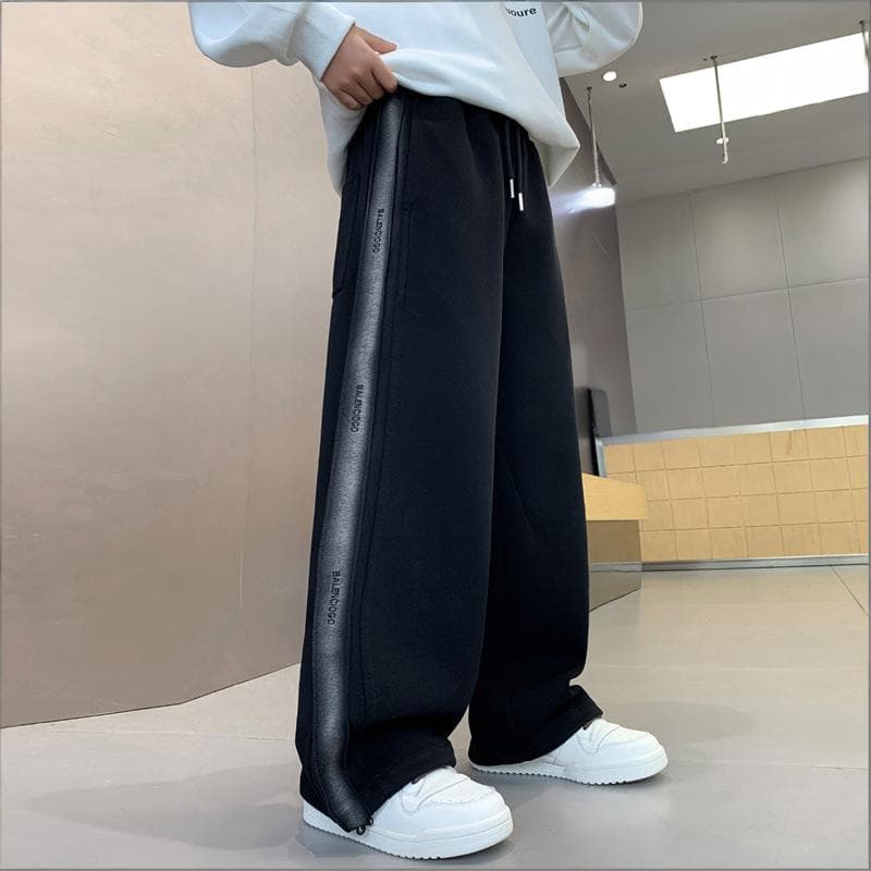 Mother & Kids Children's Spring Sweatpants For Boys Loose Fit Trendy Long Pants Medium And Large Sizes For Formal & Casual