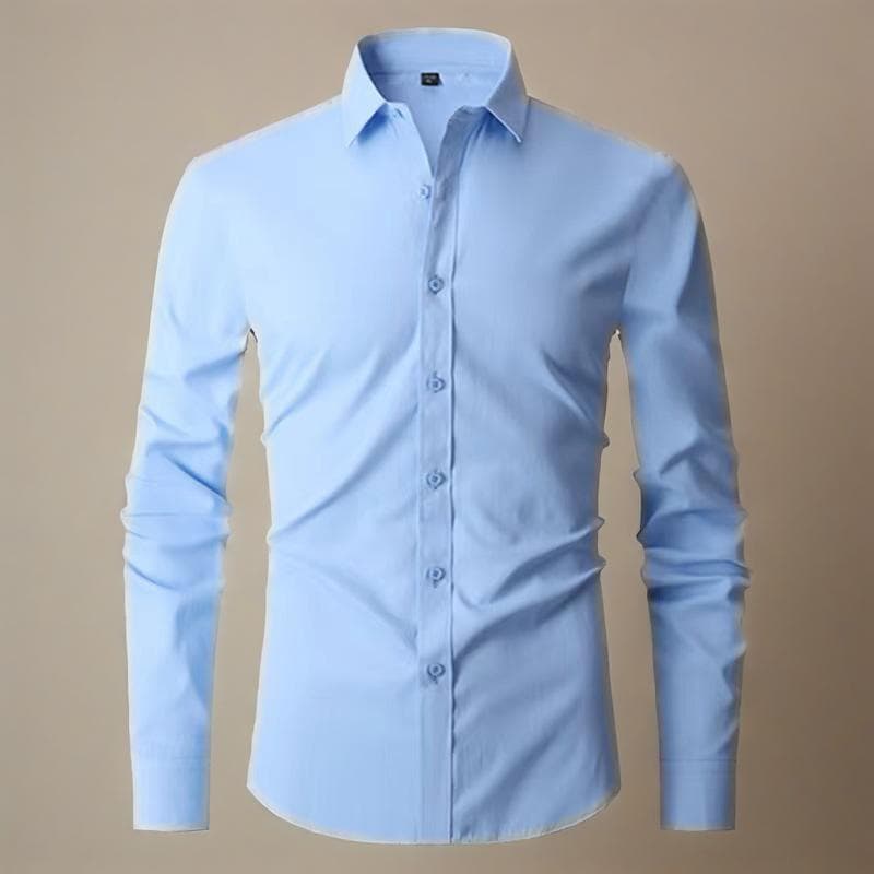 Men's Clothing Slim Stretch Shirt Men's Shirt Simple Business Thin Shirt Men
