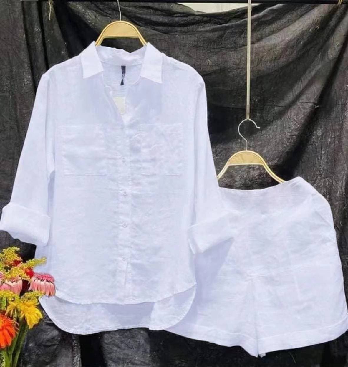 Chemise ample en coton et lin pour femme, grande taille, style décontracté, tendance, anti-âge, couleur unie, printemps et automne