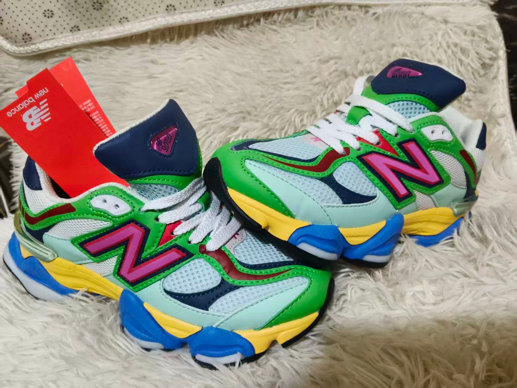 Chaussures coupe-vent tendance NB9060, baskets de course simples et amortissantes, chaussures de sport confortables pour une utilisation quotidienne