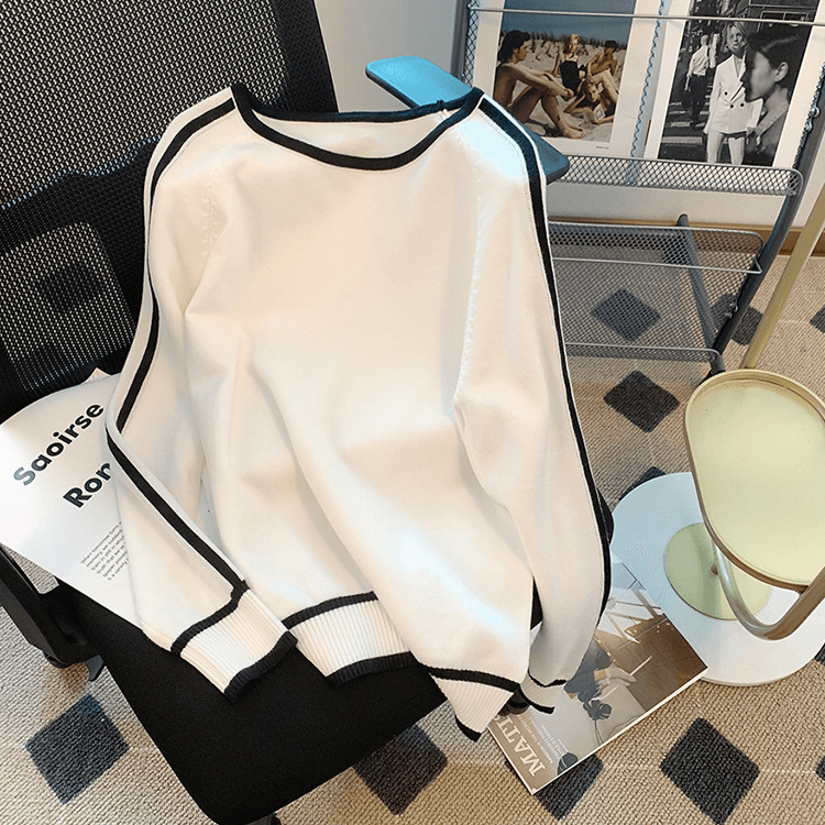 Women's Clothing 2024 spring and autumn long sleeved knitted sweaters for women loose outer wear sweaters new women's bottoming shirts