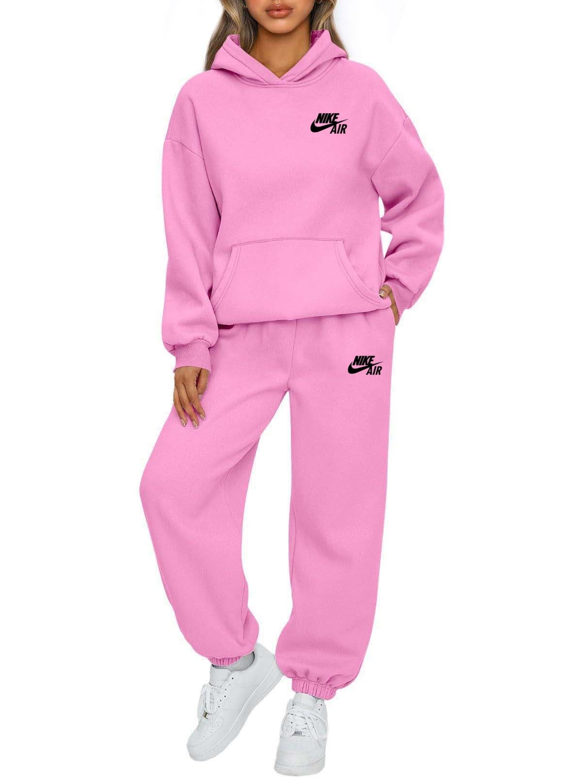 Ensemble sweat-shirt à capuche oversize et pantalon de jogging Nike uni