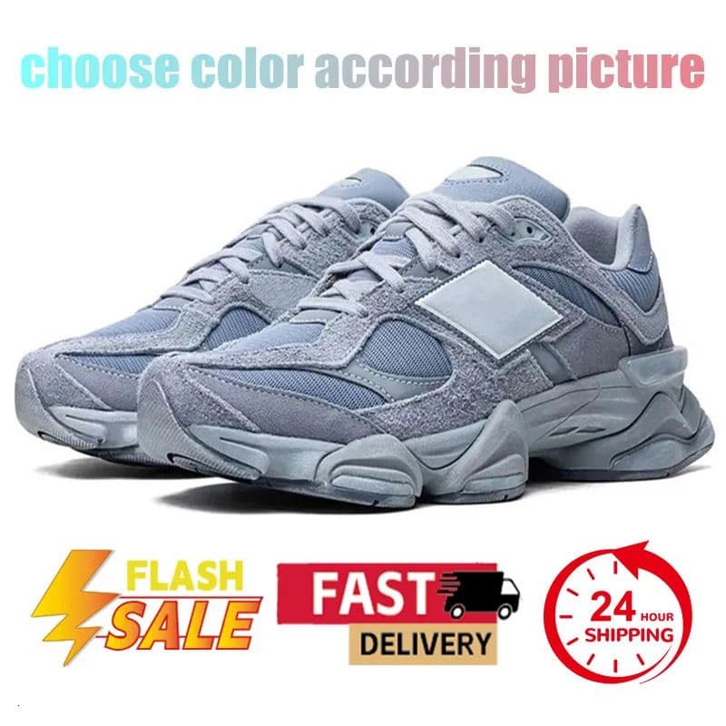 Chaussures de course New Balance 9060 Triple Black Blanc Bleu Rose Gris Marron Homme Femme Outdoor Trainers Baskets Pointures 36-46