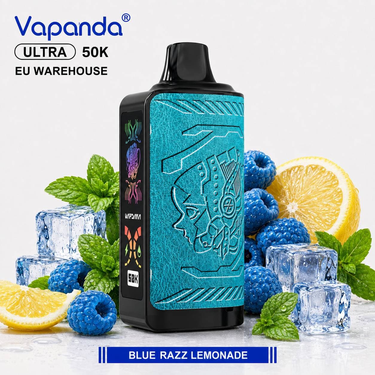 1 mod de vape VAPANDA ULTRA 50K jetable, 50 000 bouffées, cigarette électronique rechargeable haute capacité, entrepôt UE