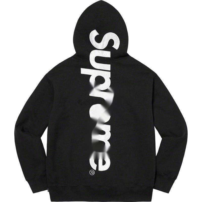 Sweat à capuche unisexe classique doublé polaire avec imprimé lettres au dos Style SUPr - Collection tendance 2025