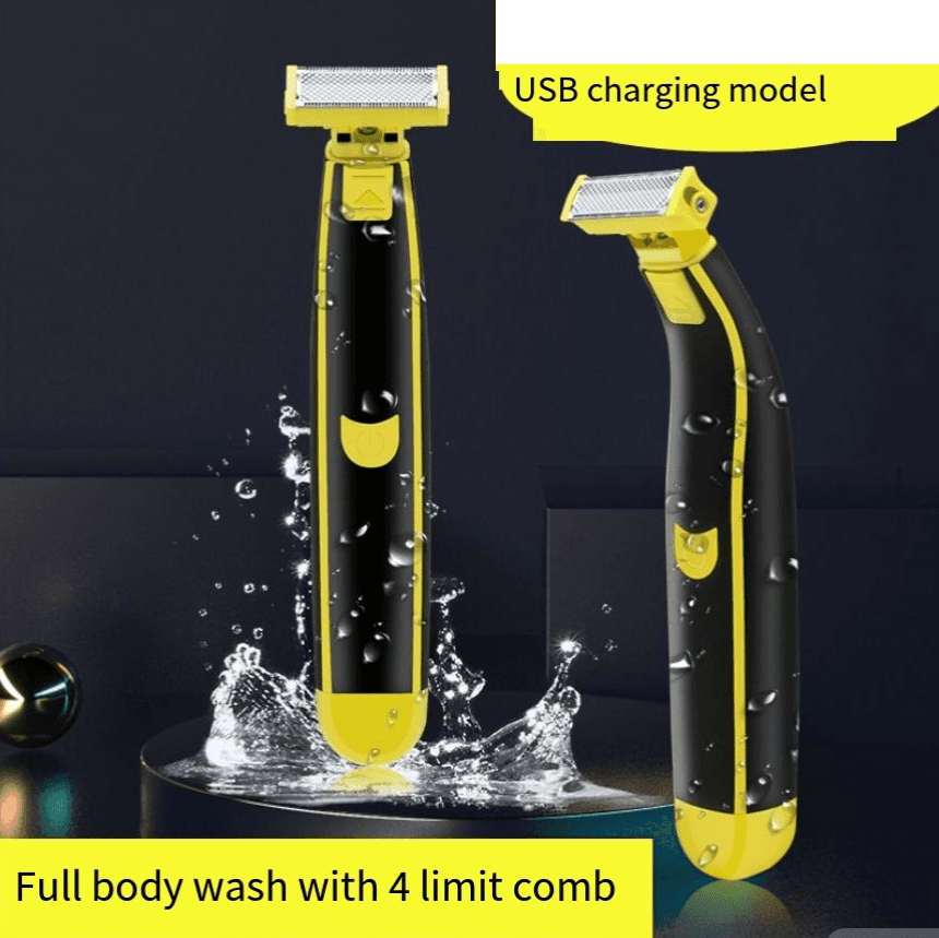 New Men's Shaver portable washable Shaver USB rechargeable razor leg armpit hair electric shaver