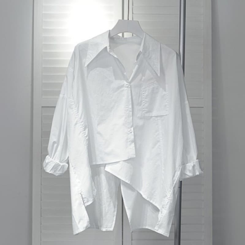 Women's Solid Color Casual Shirt