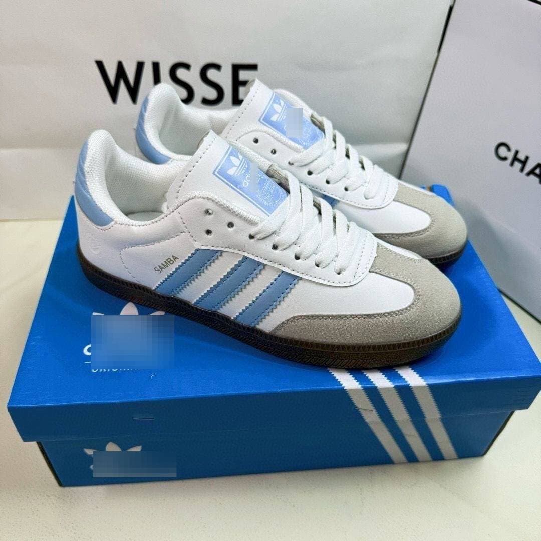 Chaussures de campus pour couples homme/femme - Baskets décontractées et polyvalentes style trèfle Samba